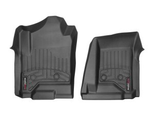GMC Denali 3500HD FloorLiner - Front - WeatherTech - DigitalFit - Black - `15-`27