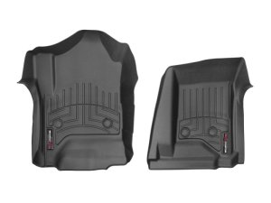 GMC Sierra Denali 3500HD FloorLiner - Front - WeatherTech - DigitalFit® - Black - `15-`27