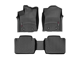 Toyota Tacoma FloorLiner - Front + Rear - WeatherTech - DigitalFit - Black - `18-`27