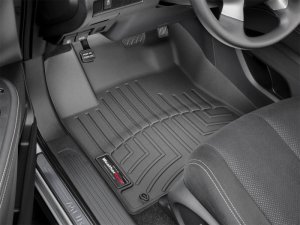 Nissan Murano FloorLiner - Front - WeatherTech - DigitalFit - Black - `17-`27