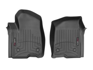 Chevrolet Silverado 1500 FloorLiner - Front - WeatherTech - DigitalFit - Black - `19-`27