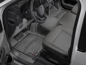 GMC Sierra FloorLiner - Rear - WeatherTech - DigitalFit - Black - `19-`27