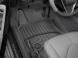 Toyota Avalon FloorLiner - Front - WeatherTech - FloorLiner DigitalFit - Black - `19-`27