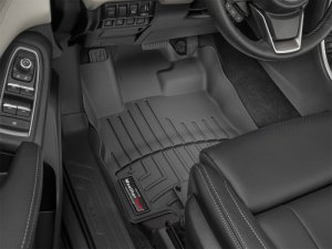 Subaru Ascent FloorLiner - Front - WeatherTech - DigitalFit - Black - `19-`27