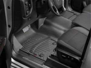 Chevrolet Silverado 1500 FloorLiner - Front - WeatherTech - DigitalFit - Black - `19-`27