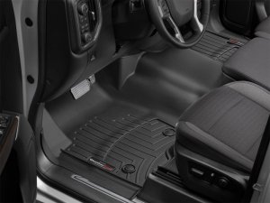 Chevrolet Silverado 1500 FloorLiner - Front - WeatherTech - DigitalFit - Black - `19-`27