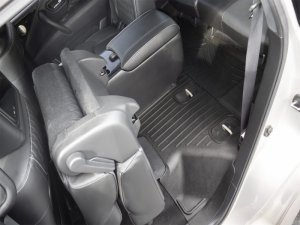 Infiniti QX80 3D FloorMat - Rear - WeatherTech - FloorLiner HP - Black - `19-`24