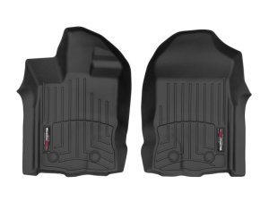 Ford Ranger Floor Mats - Front - WeatherTech - FloorLiner DigitalFit - Black - `19-`27