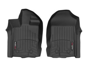 Ford Ranger Floor Mats - Front - WeatherTech - FloorLiner DigitalFit - Black - `19-`27