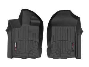 Ford Ranger Floor Mats - Front - WeatherTech - FloorLiner DigitalFit - Black - `19-`27