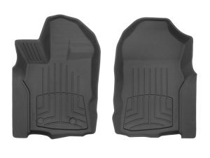 Ford Ranger Floor Mat Set - Front - WeatherTech - FloorLiner HP - Black - `20-`27