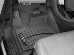 Land Rover Range Rover Evoque Floor Liners - Front - WeatherTech - FloorLiner DigitalFit - Black - `20-`27