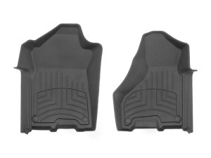 RAM 3500 Floor Mat Set - Front - WeatherTech - FloorLiner HP - Black - `19-`27