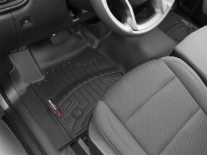 GMC Sierra Denali 1500 FloorLiner - Front - WeatherTech - DigitalFit - Black - `19-`27