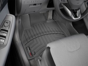 Hyundai Palisade FloorLiner - Front - WeatherTech - FloorLiner DigitalFit - Black - `20-`27