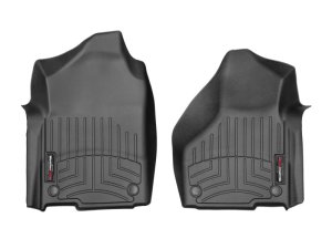 Dodge Ram 2500 FloorLiner - Front - WeatherTech - DigitalFit - Black - `19-`27