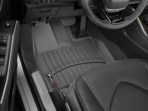 Toyota Highlander FloorLiner - Front - WeatherTech - DigitalFit - Black - `20-`27