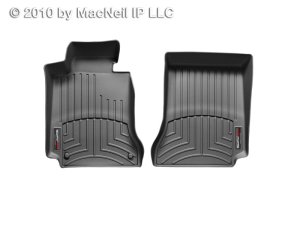 Mercedes-Benz C-Class FloorLiner - Front - WeatherTech - DigitalFit - Black - `08-`13 Mercedes-Benz C-Class FloorLiner - Front - WeatherTech - DigitalFit - Black - `08-`13