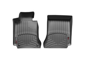 Mercedes-Benz C-Class FloorLiner - Front - WeatherTech - DigitalFit - Black - `08-`13