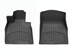 Genesis GV80 Floor Mat Set - Front - WeatherTech - FloorLiner HP - Black - `21-`24