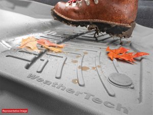 Genesis GV80 Floor Mat Set - Front - WeatherTech - FloorLiner HP - Black - `21-`24