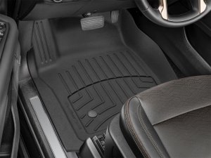 Cadillac Escalade Floor Mats - Front - WeatherTech - FloorLiner HP - Black - `21-`27