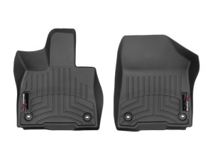 Toyota Sienna FloorLiner - Front - WeatherTech - DigitalFit - Black - `21-`27