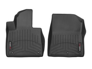 Hyundai Santa Fe FloorLiner - Front - WeatherTech - DigitalFit - Black - `21-`27
