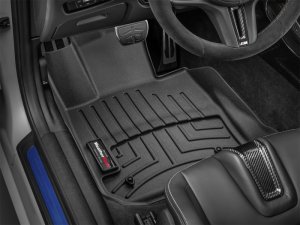 BMW 4 Series Floor Liners - Front - WeatherTech - FloorLiner DigitalFit - Black - `21-`27