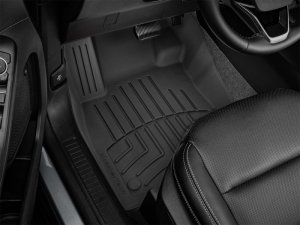 Ford Escape Floor Mats - Front - WeatherTech - FloorLiner HP - Black - `22-`27