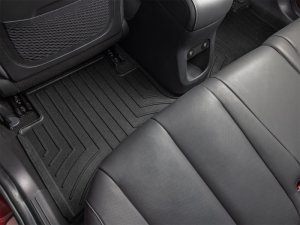 Hyundai Ioniq 5 Floor Mat Set - Rear - WeatherTech - FloorLiner HP - Black - `22-`24 Hyundai Ioniq 5 Floor Mat Set - Rear - WeatherTech - FloorLiner HP - Black - `22-`24