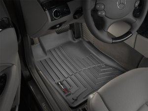 Mercedes-Benz E320 FloorLiner - Front - WeatherTech - DigitalFit - Black - `03-`09