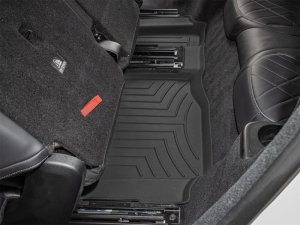 Mercedes-Benz EQS SUV Floor Mat Set - Rear - WeatherTech - FloorLiner HP - Black - `23-`25