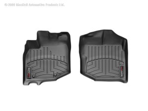 Honda Fit FloorLiner - Front - WeatherTech - DigitalFit - Black - `09-`13