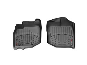 Honda Fit FloorLiner - Front - WeatherTech - DigitalFit - Black - `09-`13
