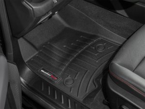 Chevrolet Colorado FloorLiner - Front - WeatherTech - DigitalFit - Black - `23-`26