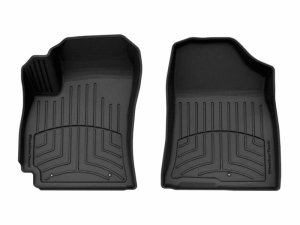 Hyundai Kona Floor Mat Set - Front - WeatherTech - FloorLiner HP - Black - `24-`26 Hyundai Kona Floor Mat Set - Front - WeatherTech - FloorLiner HP - Black - `24-`26