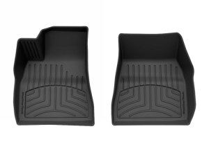 Tesla Model 3 Highland Floor Mats - Front - WeatherTech - FloorLiner HP - Black - `24-`25 Tesla Model 3 Highland Floor Mats - Front - WeatherTech - FloorLiner HP - Black - `24-`25