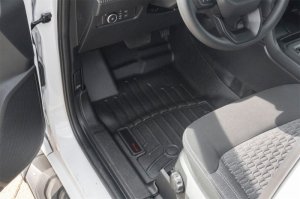 Ford Ranger FloorLiner - Front - WeatherTech - DigitalFit - Black - `24-`25
