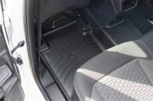 Ford Ranger Floor Mat Set - Rear - WeatherTech - DigitalFit - Black - `24-`25