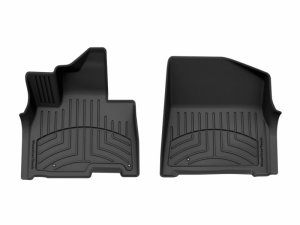Hyundai Carnival Floor Mat Set - Front - WeatherTech - FloorLiner HP - Black - `25-`26