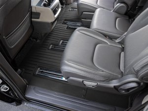 Kia Carnival Floor Mat Set - Rear and Third Row - WeatherTech - FloorLiner HP - Black - `25-`26