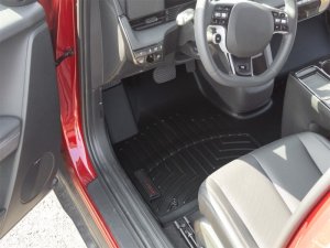 Hyundai Ioniq 5 FloorLiner - Front - WeatherTech - DigitalFit - Black - `25-`26