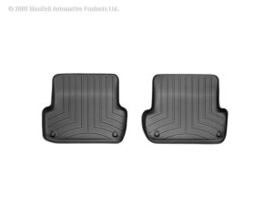 Audi A4 FloorLiner - Rear - WeatherTech - DigitalFit - Black - `02-`08