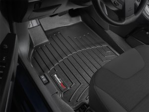 Nissan Sentra FloorLiner - Front - WeatherTech - DigitalFit - Black - `07-`12