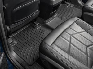 Kia Telluride Floor Mat - Rear - WeatherTech - FloorLiner HP - Black - 2027+