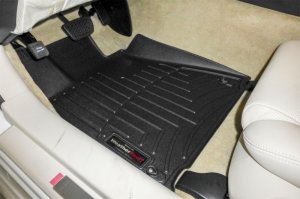Lexus GS Floor Mats - Front - WeatherTech - DigitalFit - Black - `06-`12