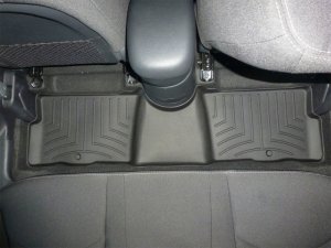 Kia Soul FloorLiner - Rear - WeatherTech - DigitalFit - Black - 2013 Kia Soul FloorLiner - Rear - WeatherTech - DigitalFit - Black - 2013
