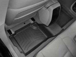 Lincoln MKS FloorLiner - Rear - WeatherTech - DigitalFit - Black - `08-`12