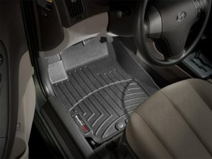 Hyundai Elantra FloorLiner - Front - WeatherTech - DigitalFit - Black - `07-`10